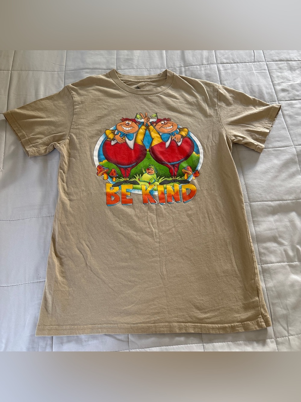 Be Kind Graphic Tee - Tan